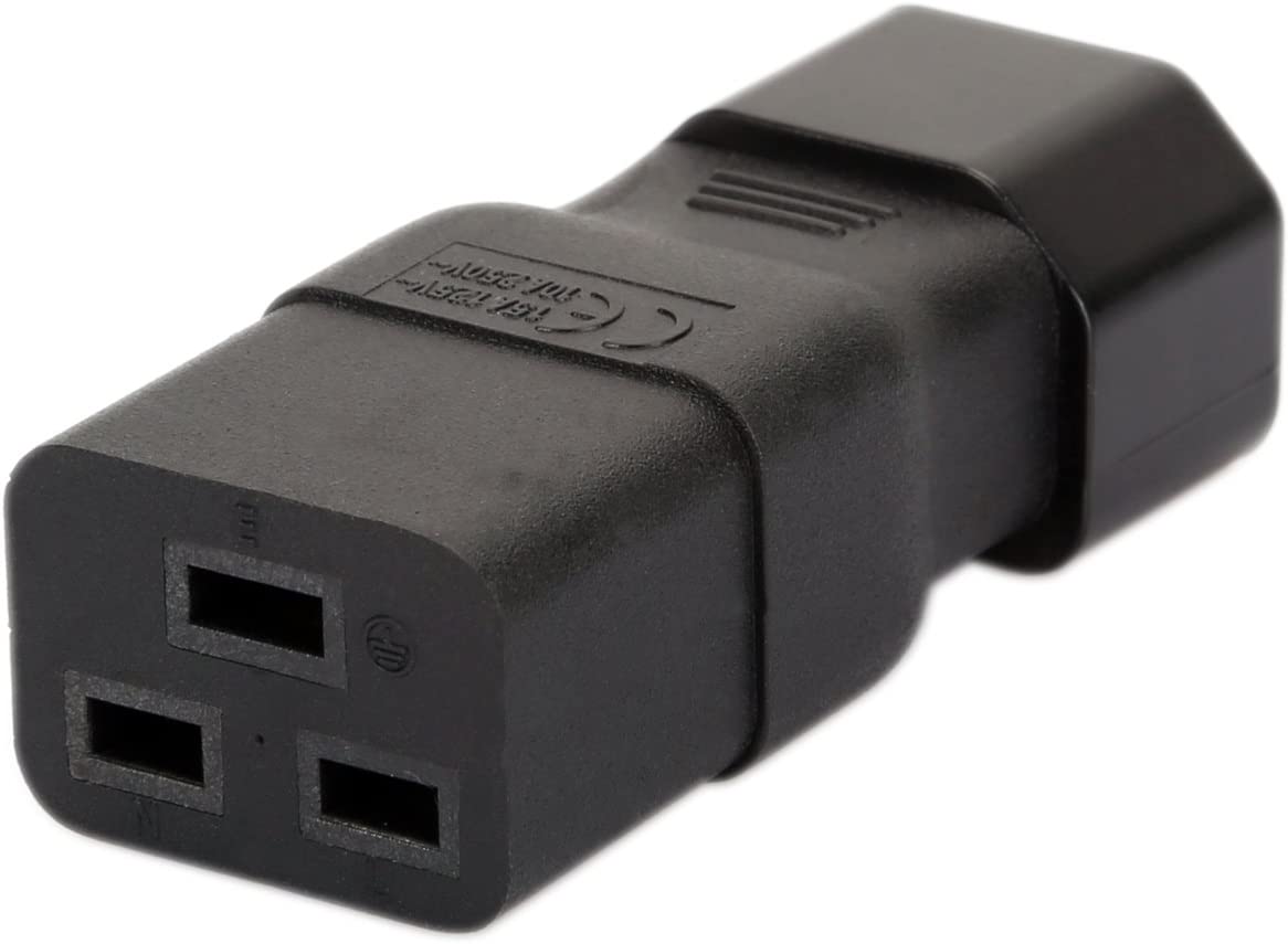 Tripp Lite NEMA 5-15R to C14 Cord Adapter, 15A 125V, Black - North America