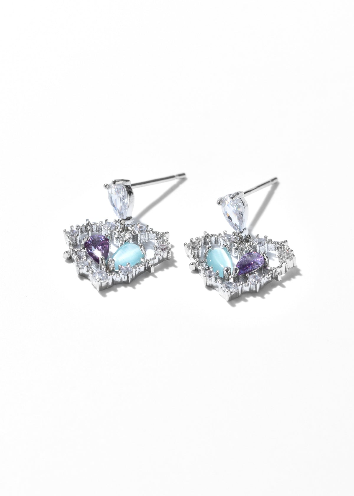 Gold Heart Earrings