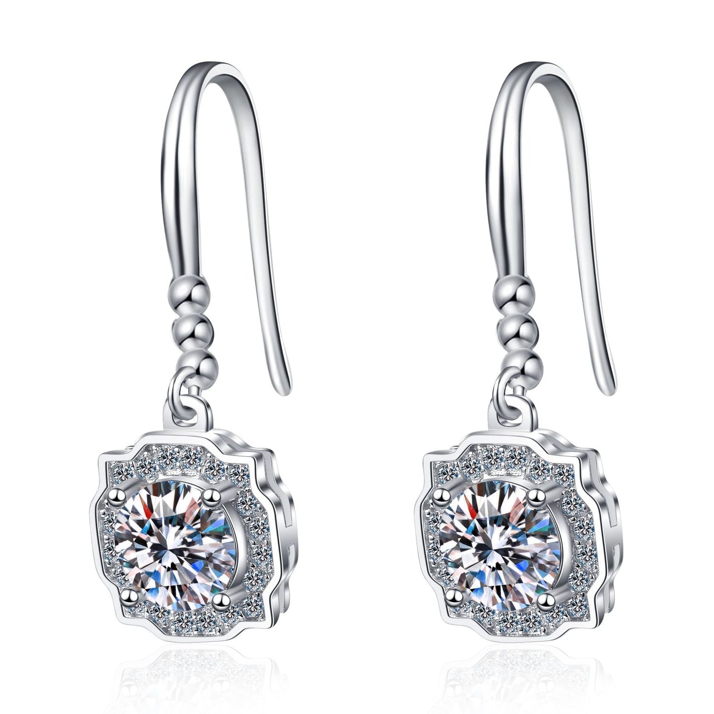 Sunflower Full Diamond Stud Earrings