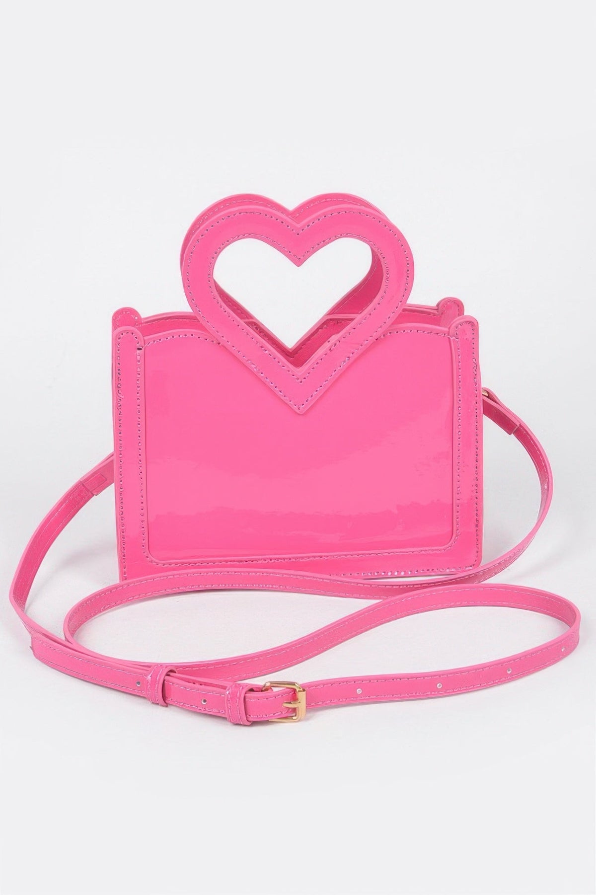Enamel Top Handle Bag