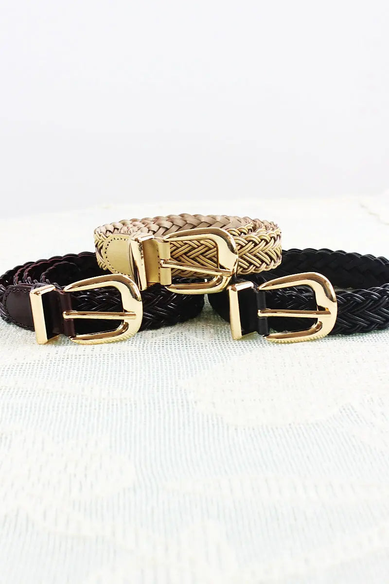 Everyday Braided Belt – Effortless Style & Comfort 🌿⛓️