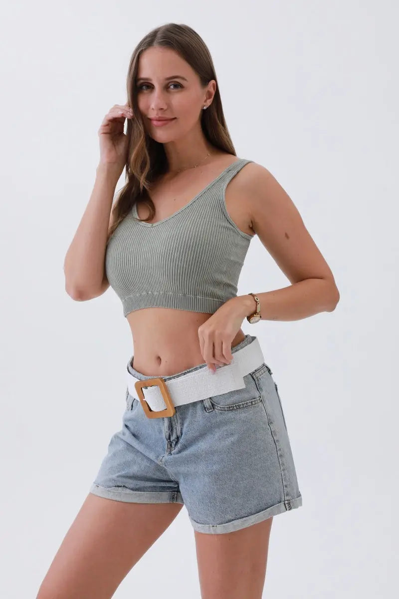 The Nature Woven Raffia Elastic Belt β Square Buckle, Earthy Elegance πΏβ¨