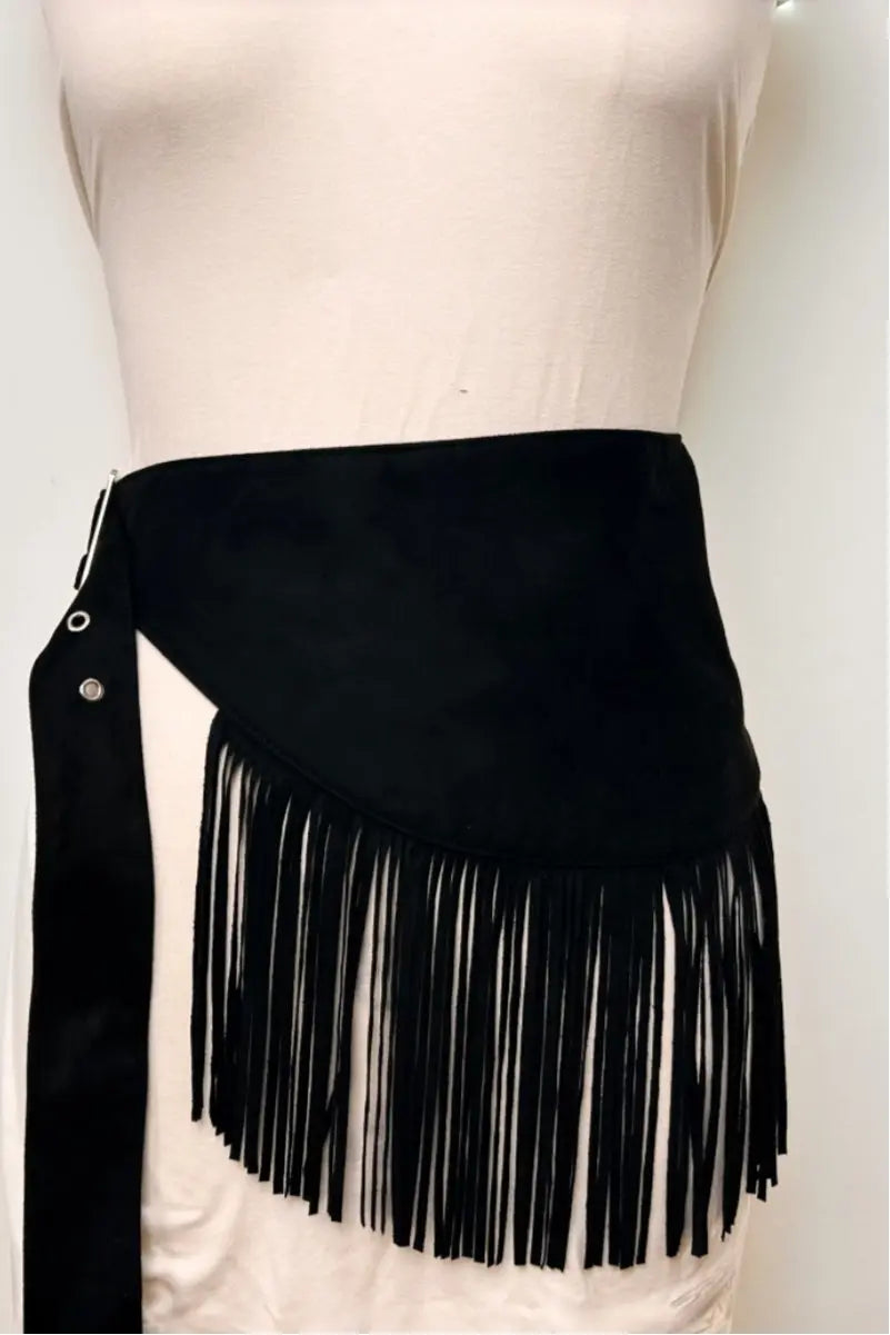 Ethnic Jazz Waist Cincher – Bohemian Fringe Belt✨🎷 