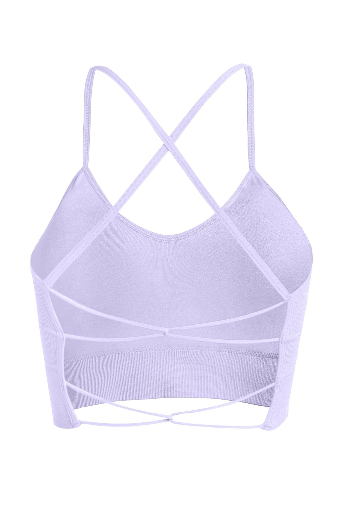 Blaire Sport Cross Back Ribbed Padded Sports Bra