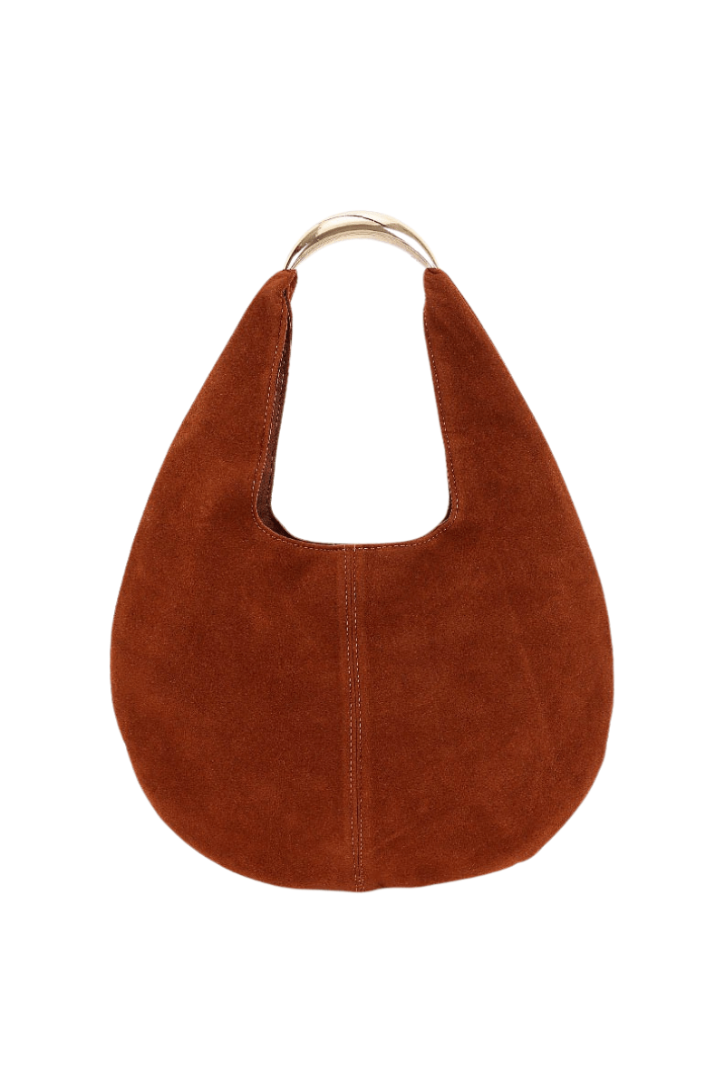 Carolina Faux Suede Leather Hobo Bag
