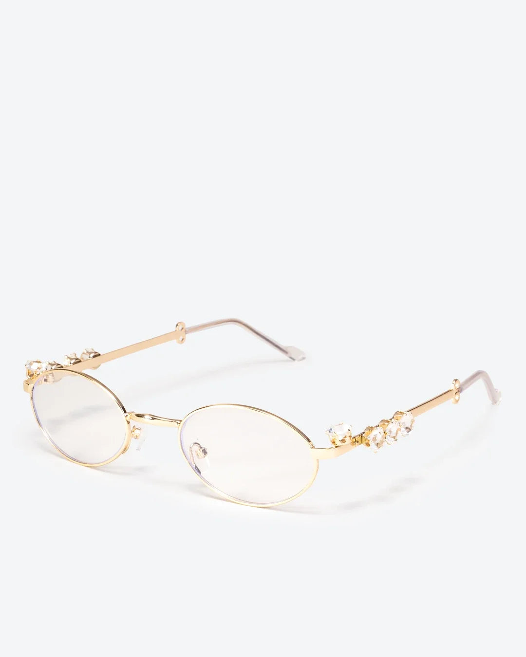 SOLEIL - Amber Gradient Lenses, Gold Chrome Frame