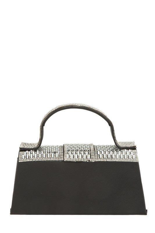 Jessie Luxe Jeweled Crossbody Bag with Detachable Handle and Spacious Interior
