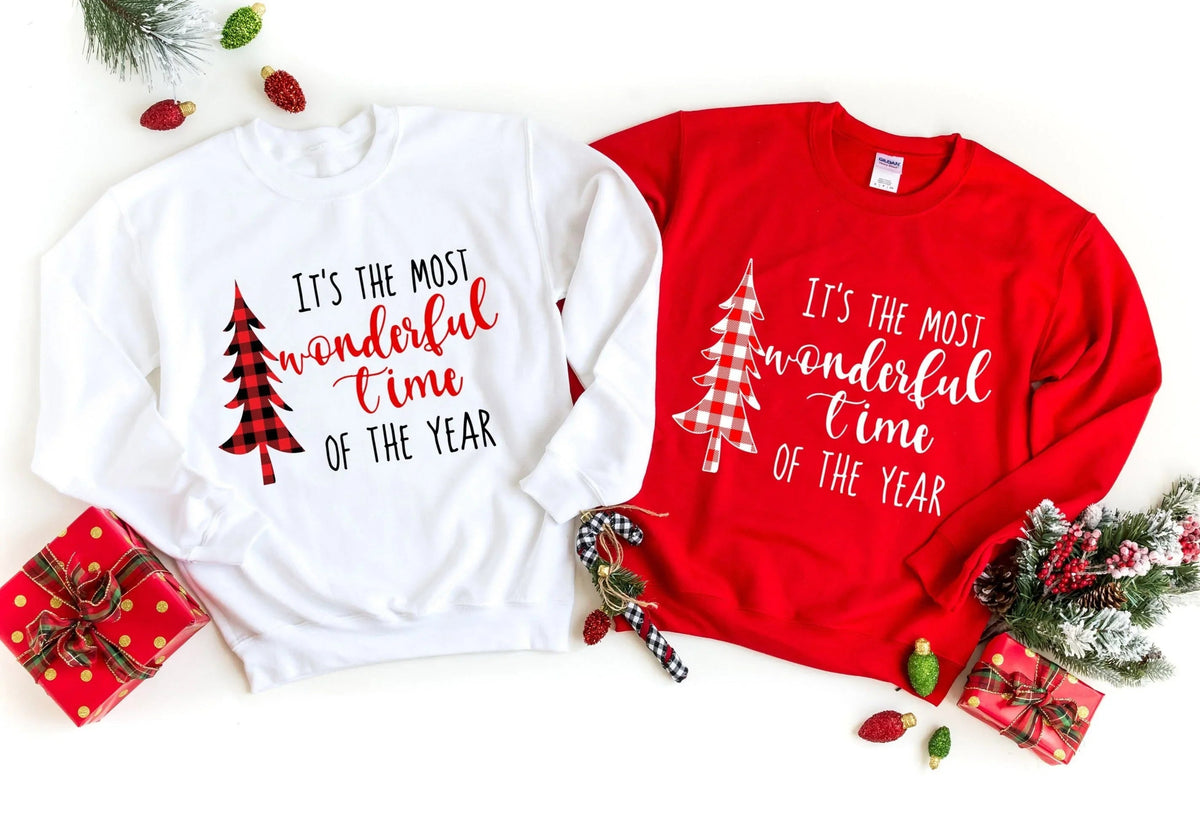 Most Wonderful Time Red Sweatshirt