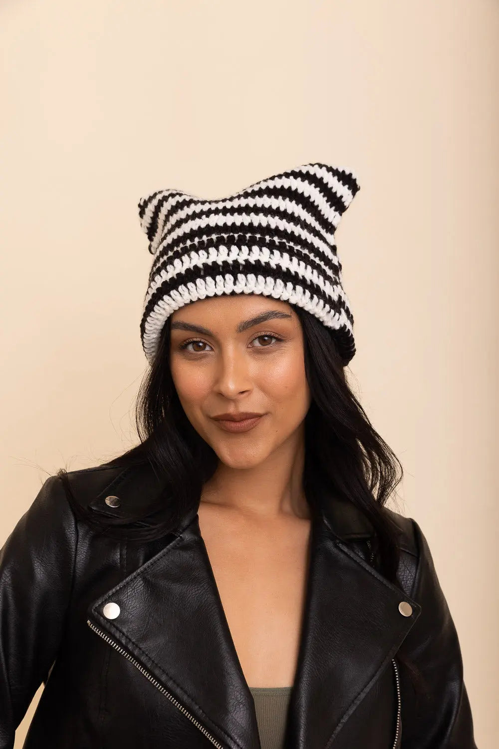 Purrfectly Cozy Cat Ear Crochet Beanie