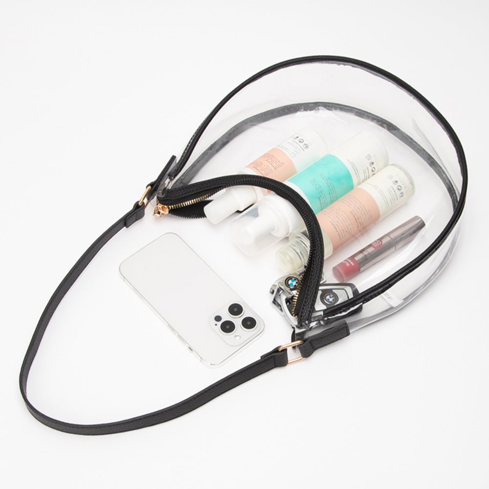 Transparent Shoulder Hobo Bag β Stadium and Concert Approved