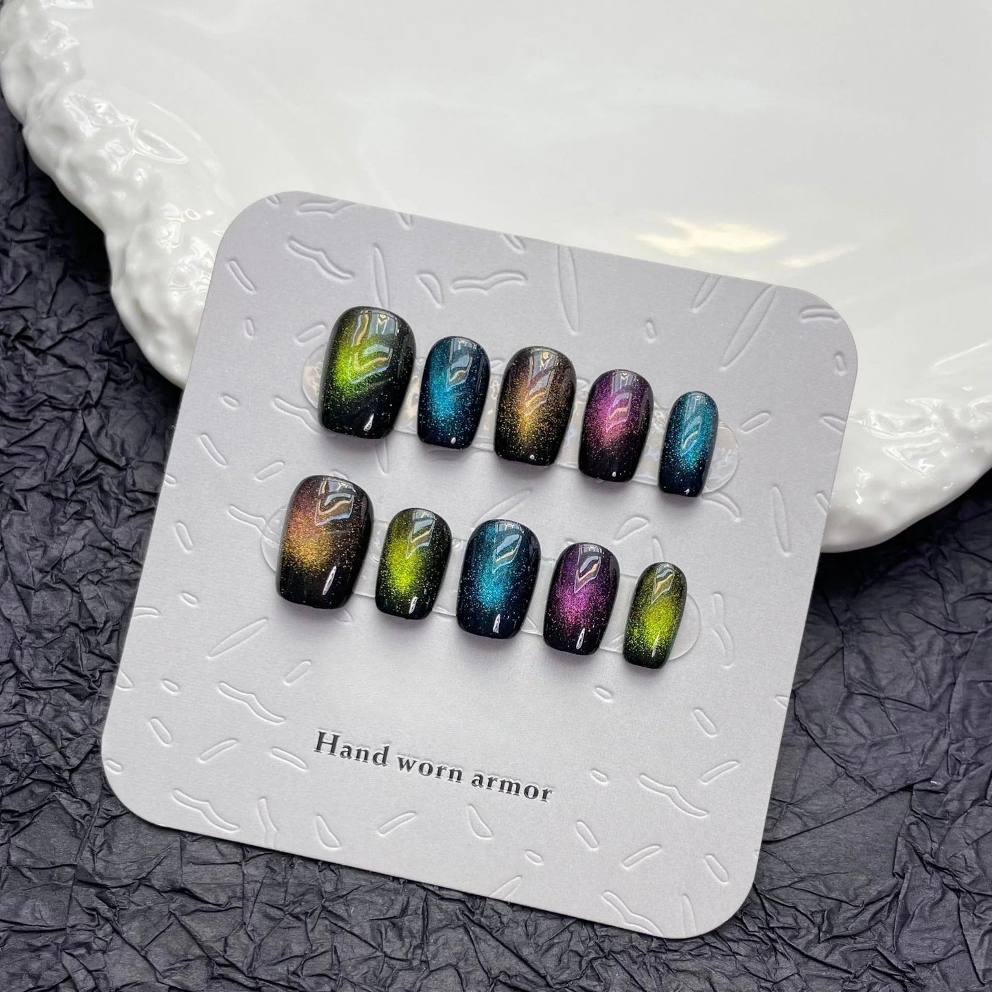 0938- Handmade press on nails fake nails removable