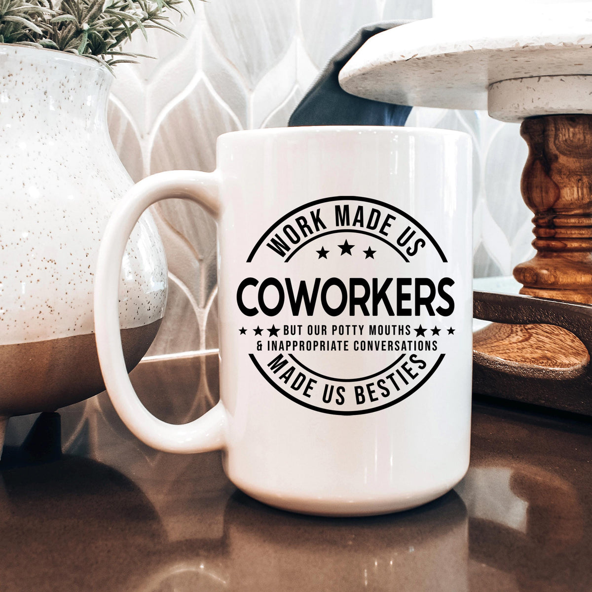 Funny Coworker Mug - Ceramic Coffee Cup | Office Humor Gift, Dishwasher Safe