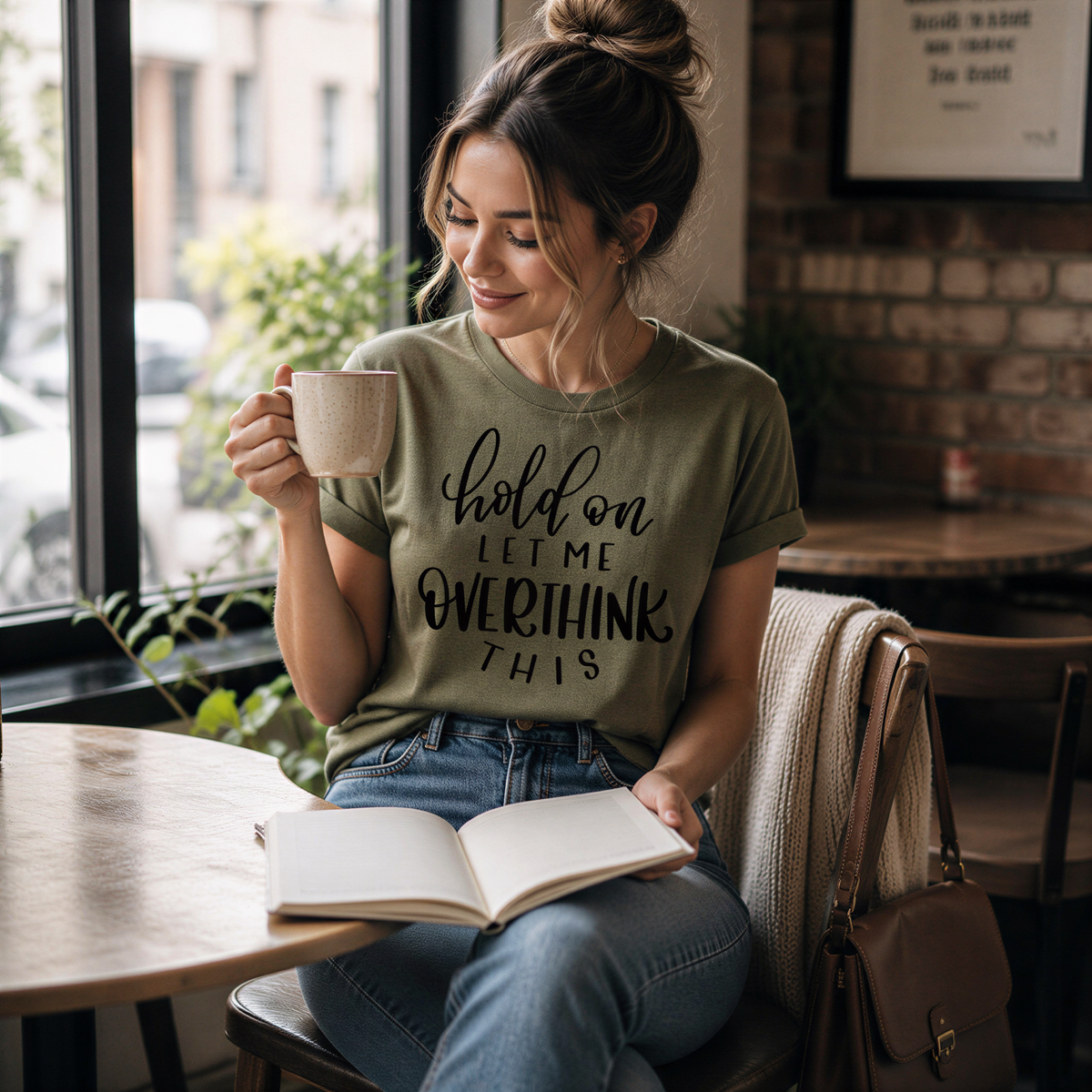 Funny Womens Shirt, Hold on Let Me Overthink This T-shirt, Best Friend Gift