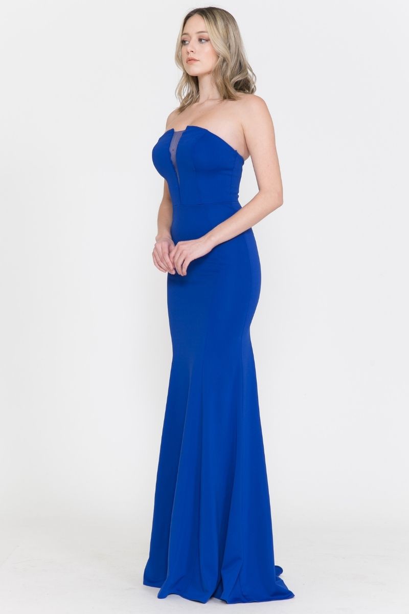 Strapless Jersey Maxi Dress - 8388