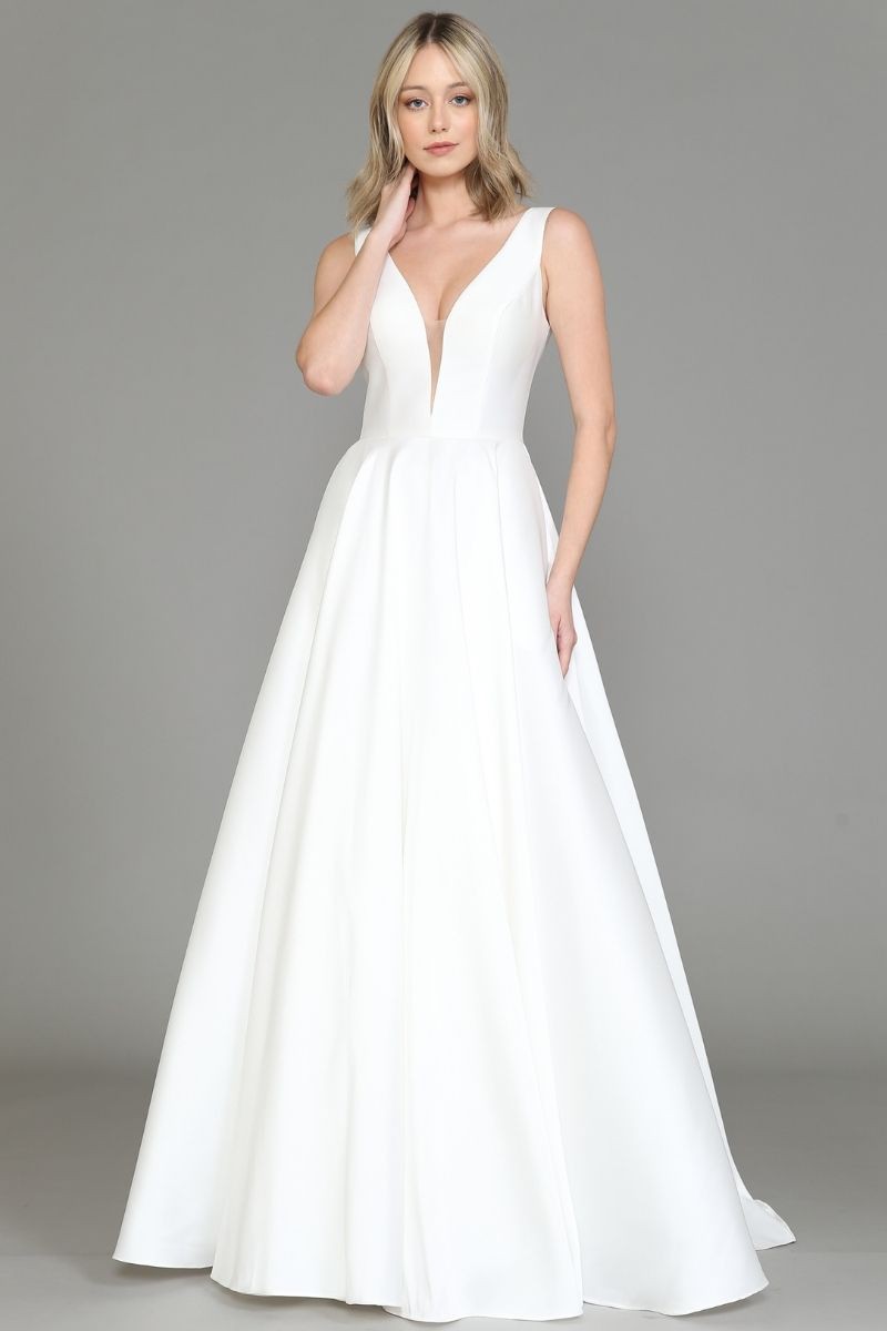 Long Cape Tail Back Lace Tattoo See Through Back - 8582