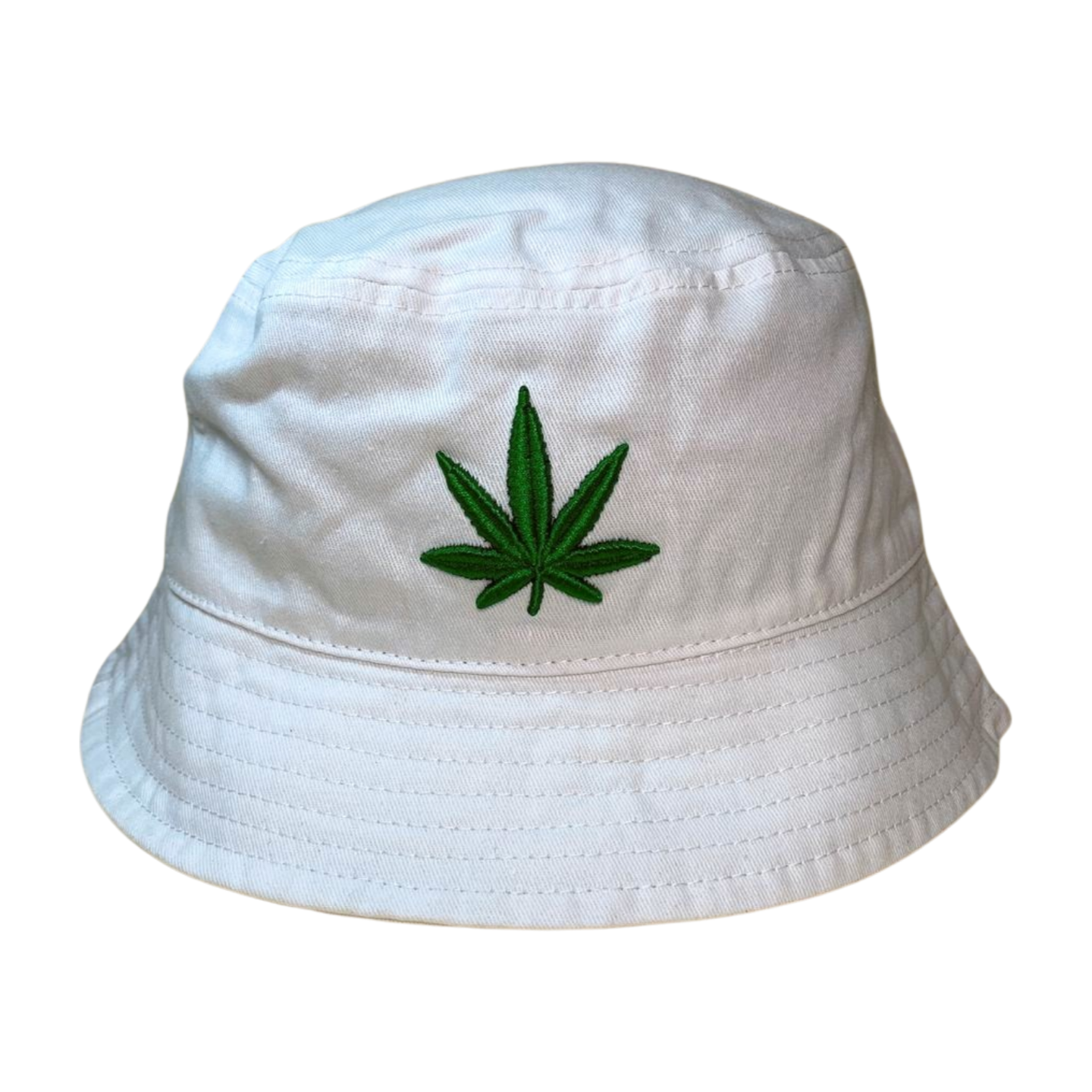 BUCKET WITH EMBROIDERY HBC-MARIJUANA LEAVE embbuc
