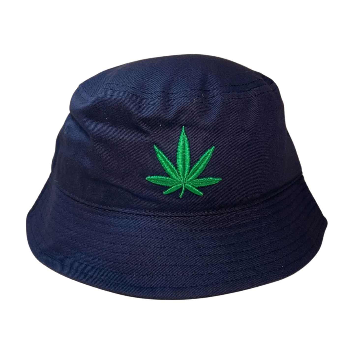 BUCKET WITH EMBROIDERY HBC-MARIJUANA LEAVE embbuc
