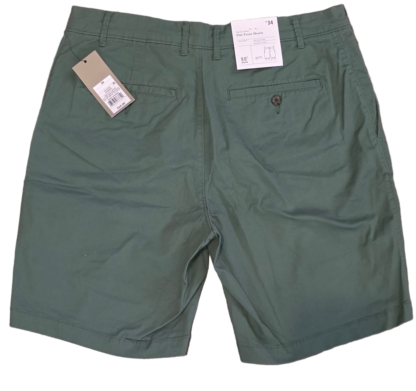 Goodfellow & Co Men’s Every Wear Slim Flat Front Shorts 9” Inseam Choose Size 32-38