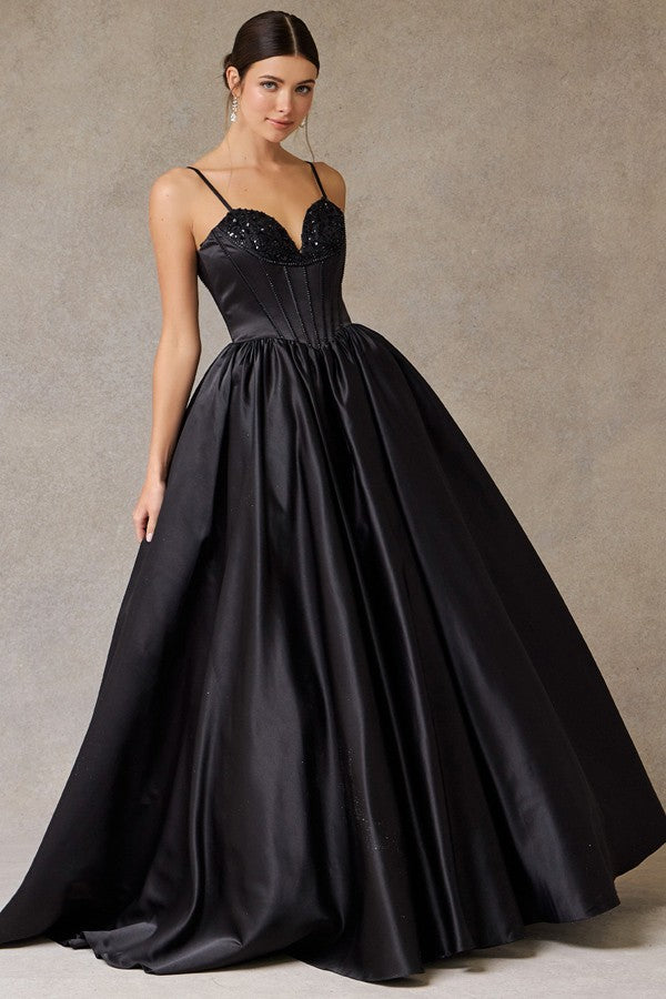 Sleeveless Sweetheart Neckline A Line Dress