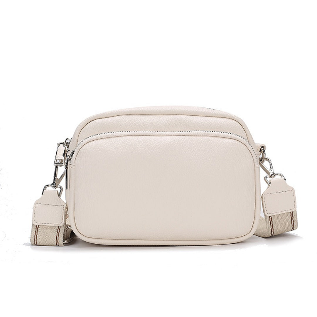 Chic Small Crossbody Bag Women's – Compact Shoulder Bag with Triple Pockets for Everyday Style & Convenience