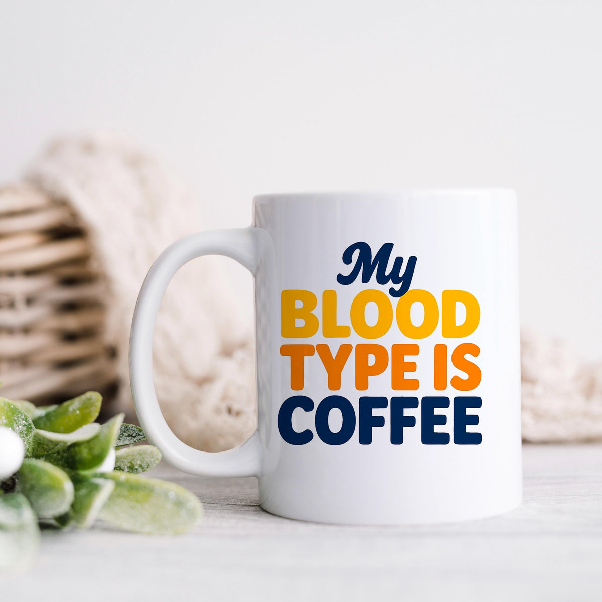Funny Coffee Mug | Microwave Safe Ceramic Coffee Cup – Gift for Caffeine Addicts