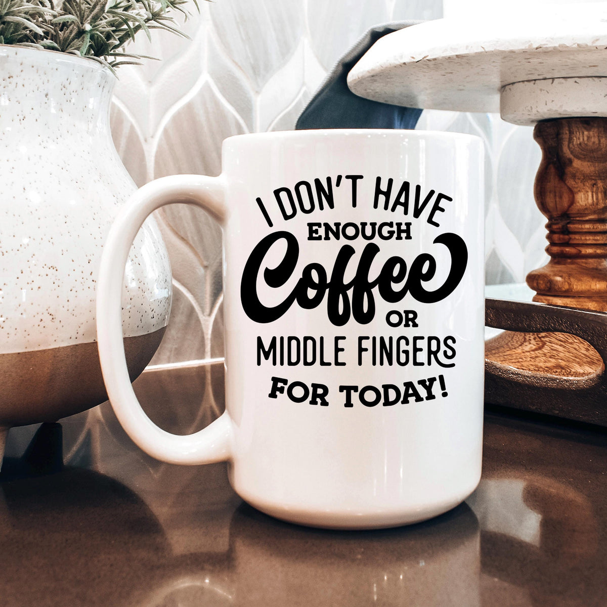 Funny Coffee Mug – Ceramic Mug with Bold Text & Sarcastic Quote for Office