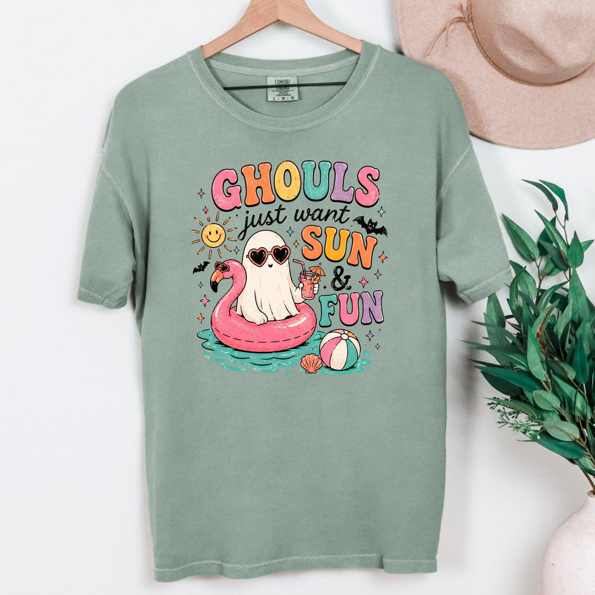 Summerween Shirt - Retro Spooky Beach Tee | Pastel Goth Halloween Summer Top