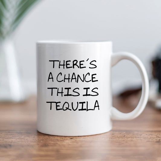 Funny Tequila Coffee Mug – Ceramic Novelty Cup, Dishwasher Safe Gift