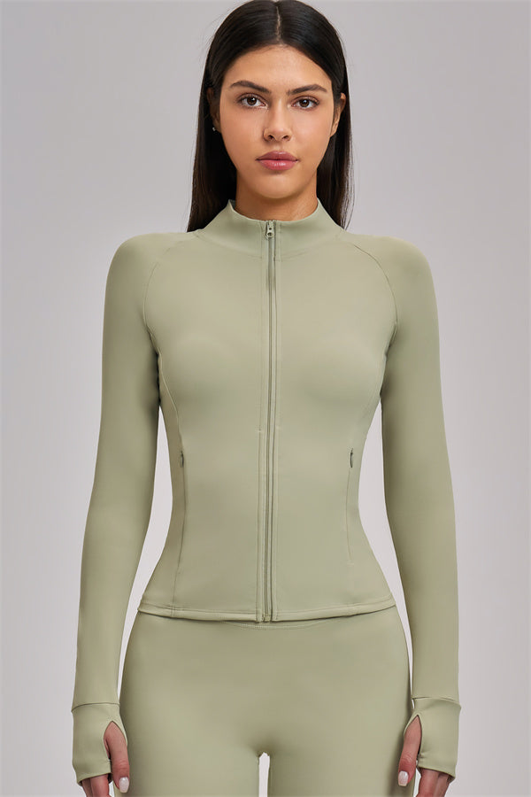 The Swoon Jacket Sports Bra Flared Leggings 3-Piece Set