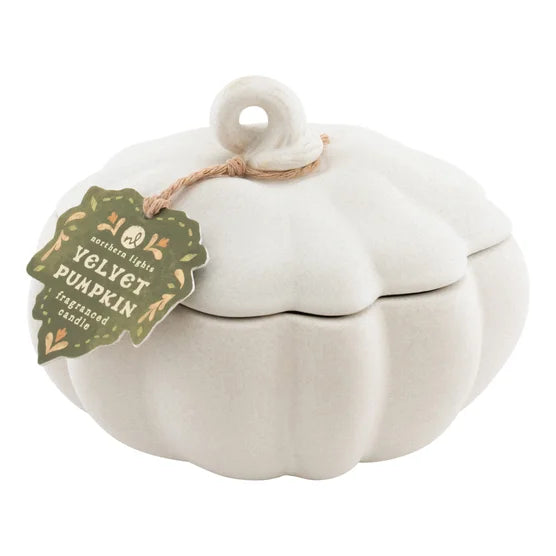 Northern Lights Ceramic 9 oz. Pumpkin Candle