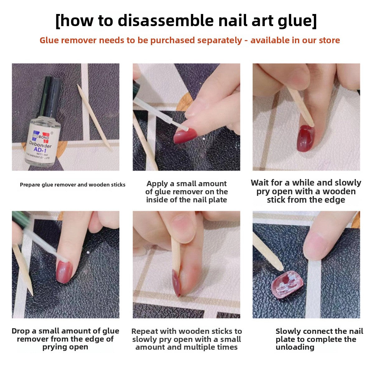 0942- Handmade press on nails fake nails removable