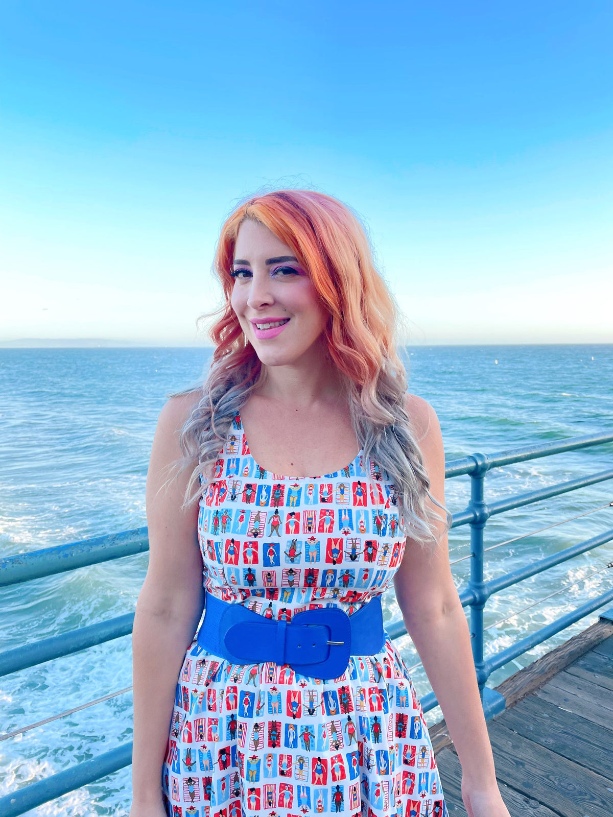 Sunny Days Fit & Flare Dress - Large only