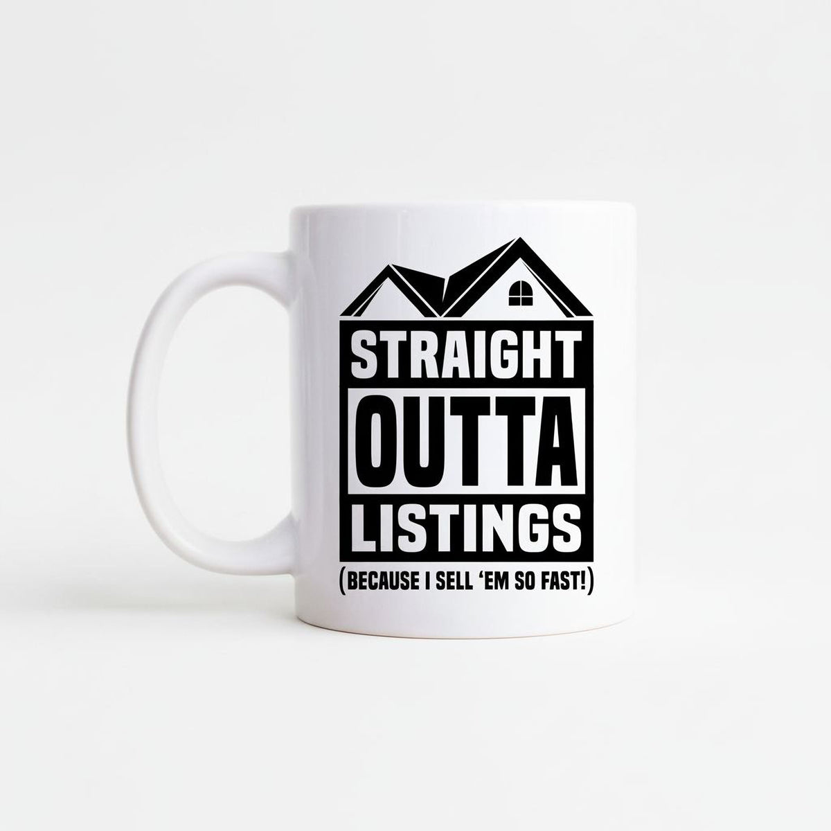 Real Estate Mug – Funny Realtor Gift | Ceramic Coffee Cup for Agents