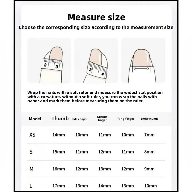 1034- Handmade press on nails fake nails removable