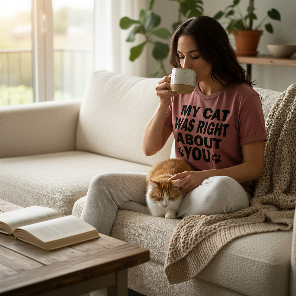 Funny Cat Shirt – Bella Canvas Tee | Cute Cat Mom Shirt Gift Ideas