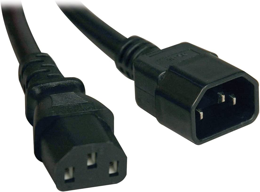 Tripp Lite Heavy-Duty Power Extension Cord 15A, 14AWG (IEC-320-C14 to IEC-320-C13) 6-ft.(P005-006)