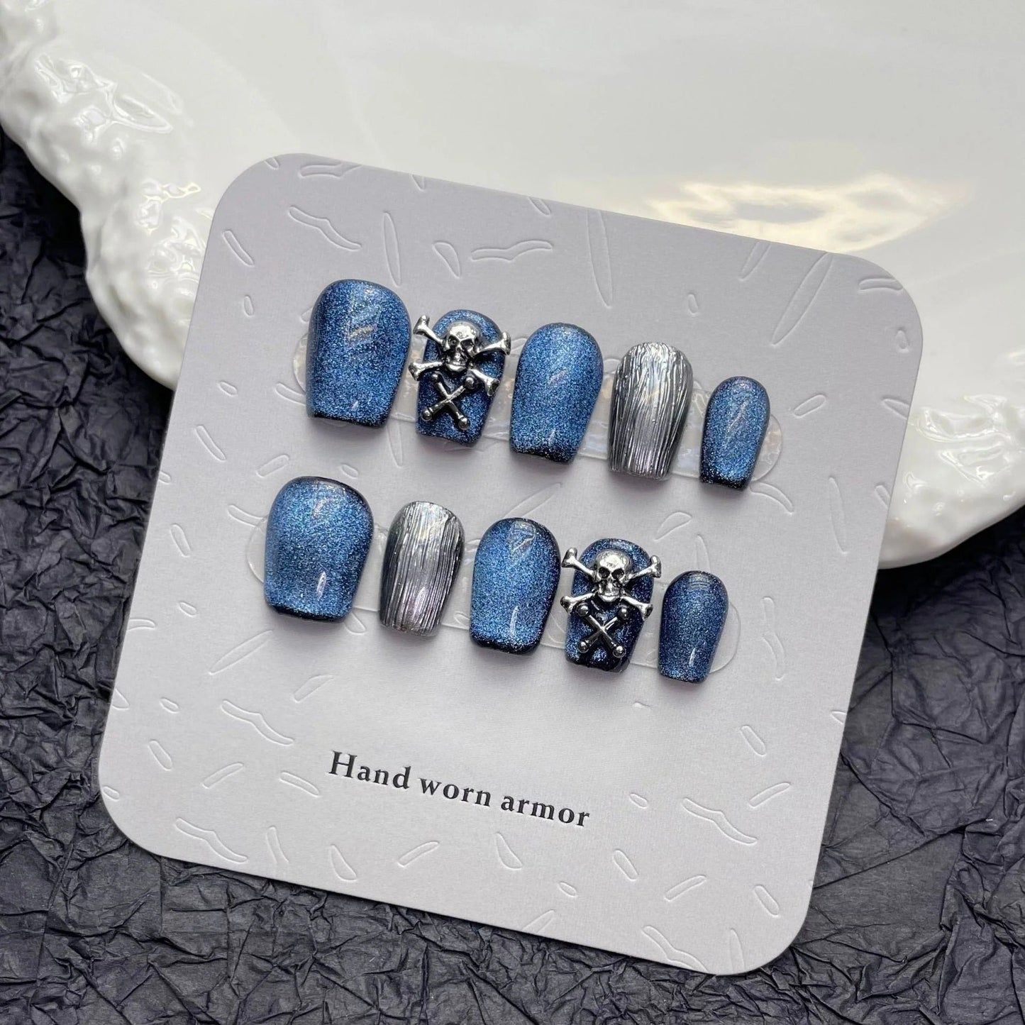 0938- Handmade press on nails fake nails removable