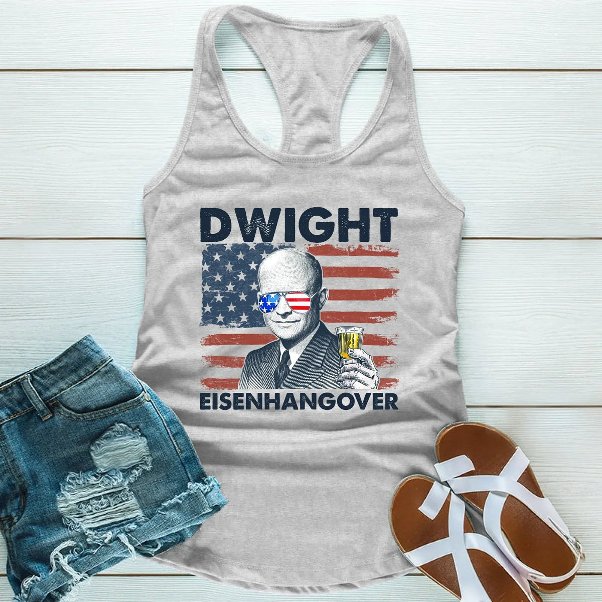 Eisenhangover Unisex Tank Top – Funny 4th of July Drinking Shirt