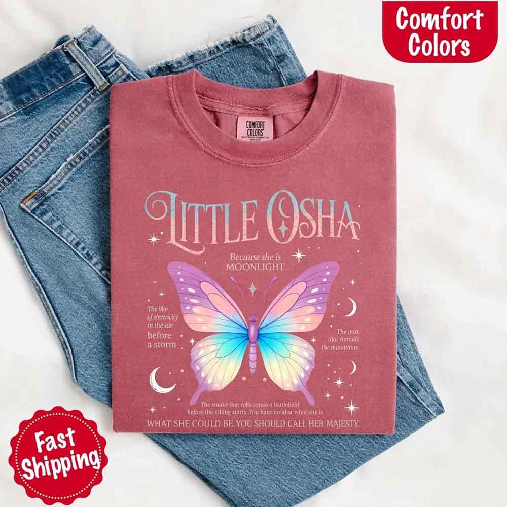 Butterfly Dreamscape Comfort Colors T-Shirt – Soft Aesthetic Tee for Women