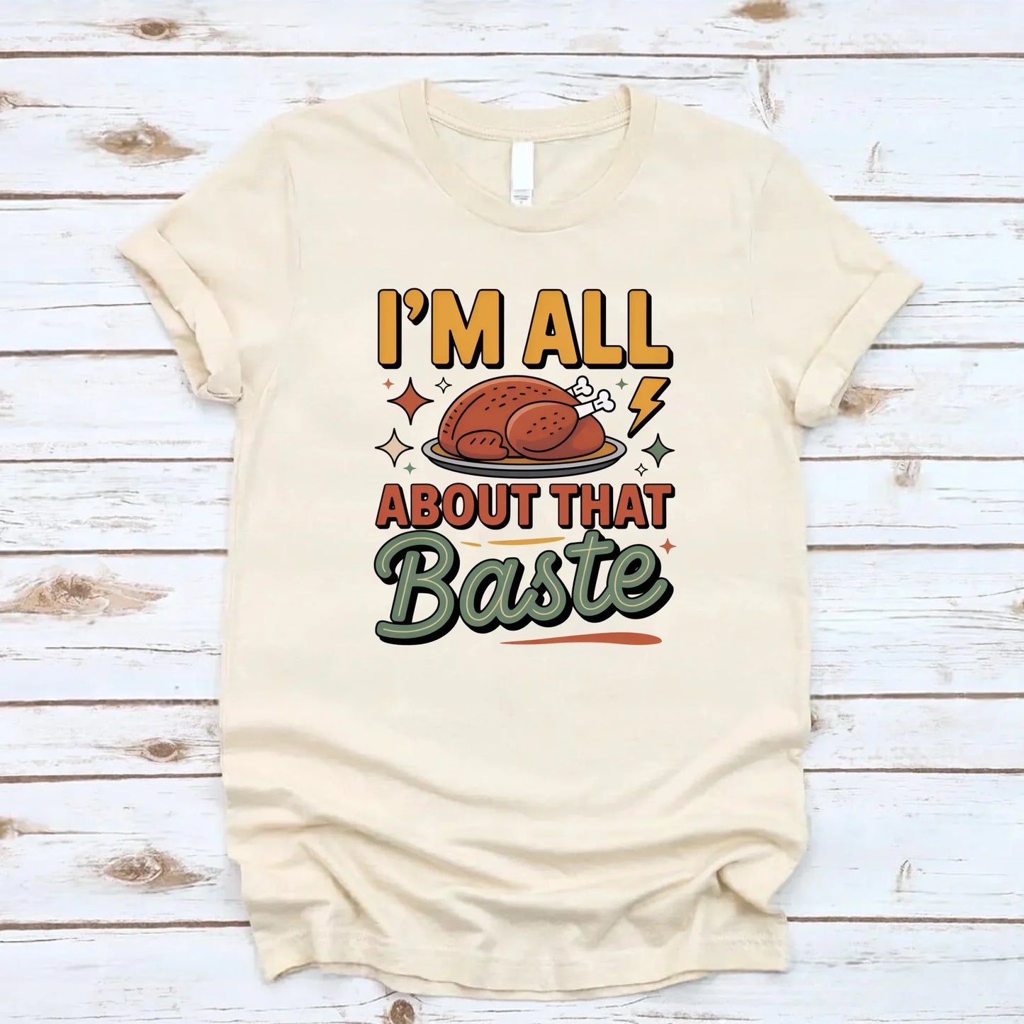 Funny Thanksgiving Couples Shirts – Baste & Gravy Matching Tees