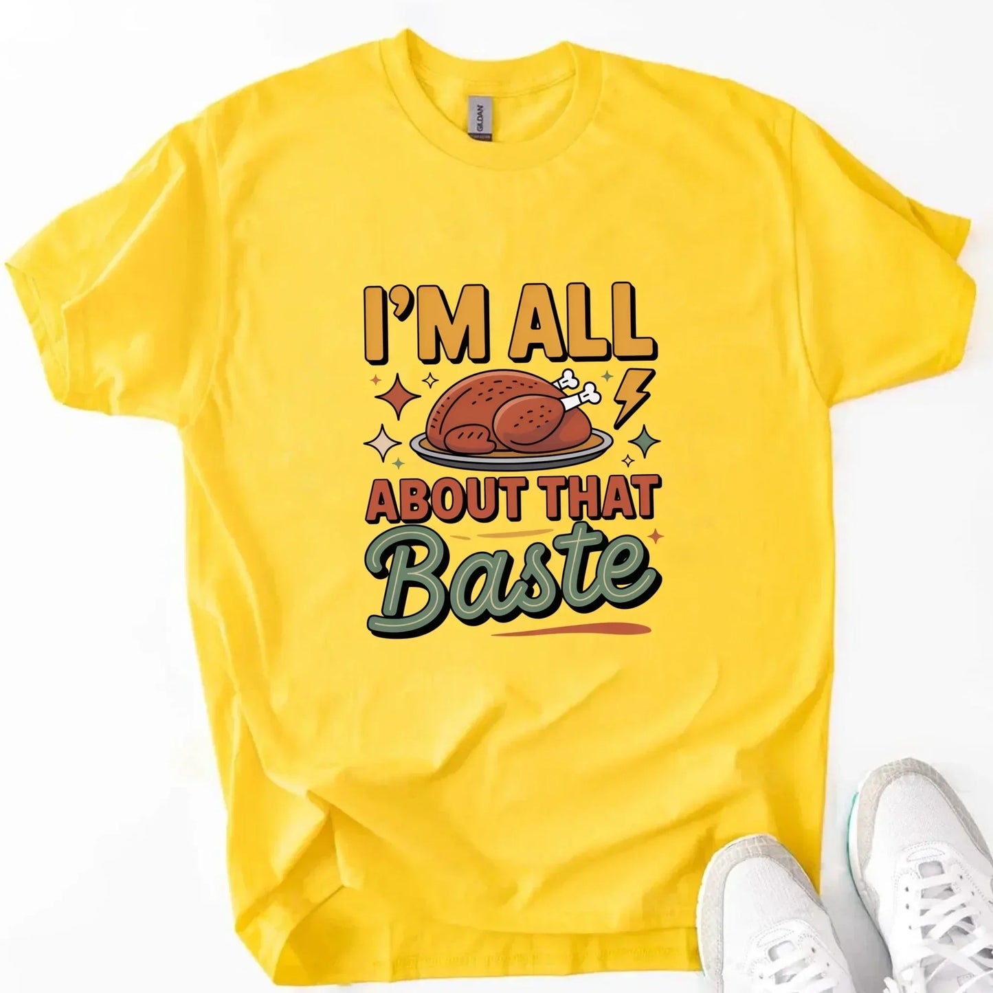 Funny Thanksgiving Couples Shirts – Baste & Gravy Matching Tees