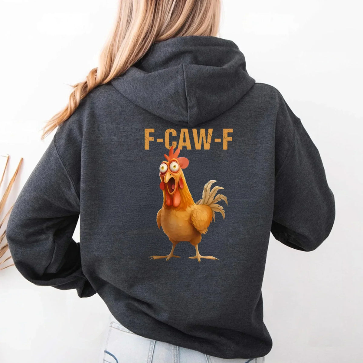 Funny F-Caw-F Rooster Hoodie