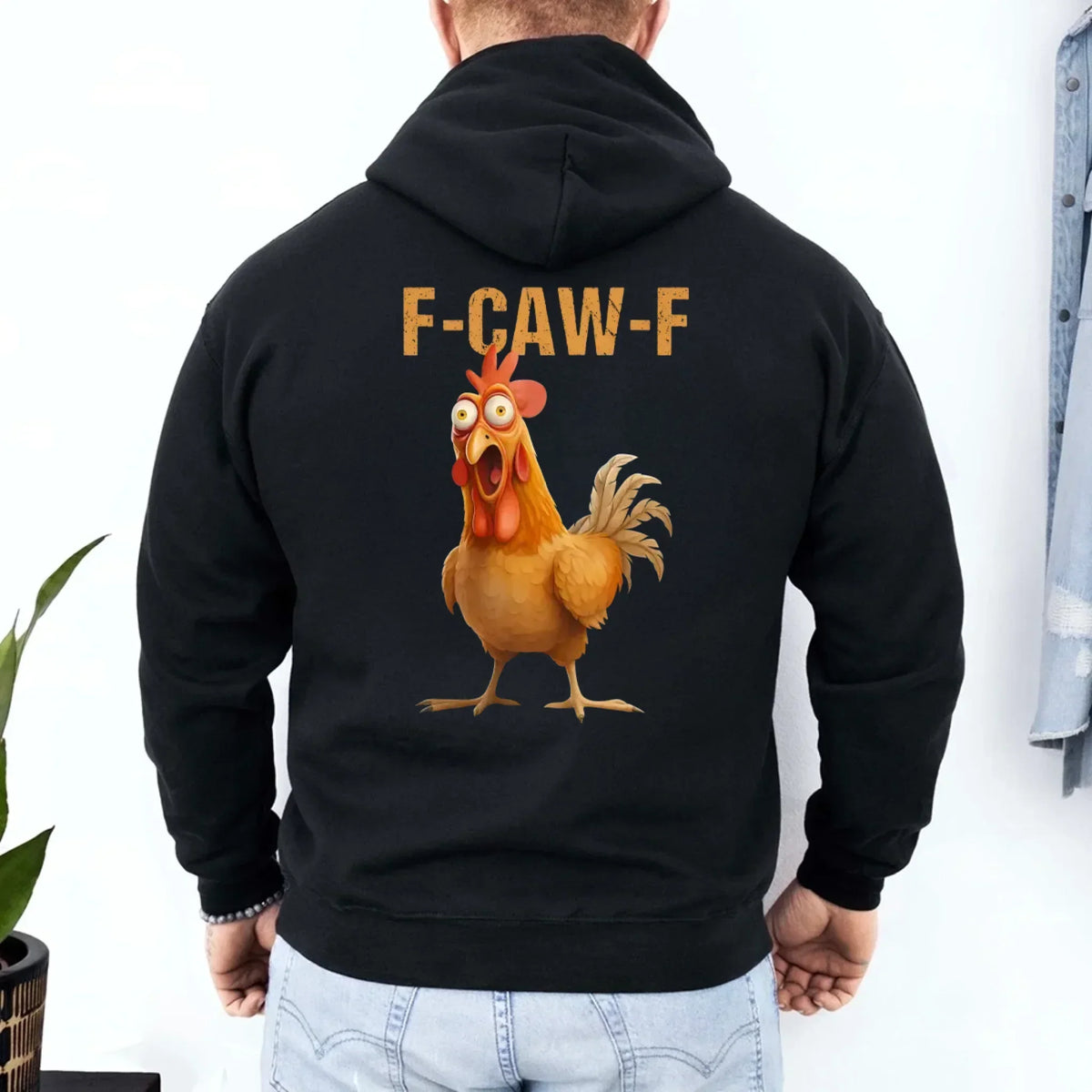 Funny F-Caw-F Rooster Hoodie