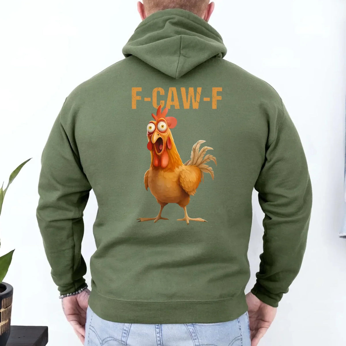 Funny F-Caw-F Rooster Hoodie