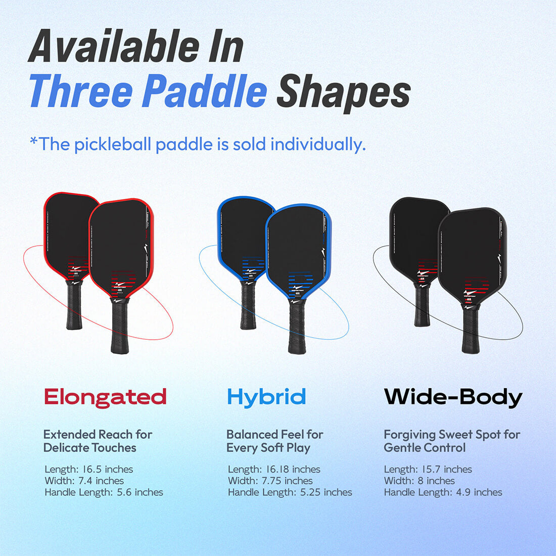 Rhythm Pickleball Paddle - Hybrid