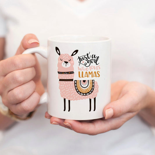 Llama Coffee Mug – Whimsical Ceramic Cup, Dishwasher Safe 11 oz & 15 oz