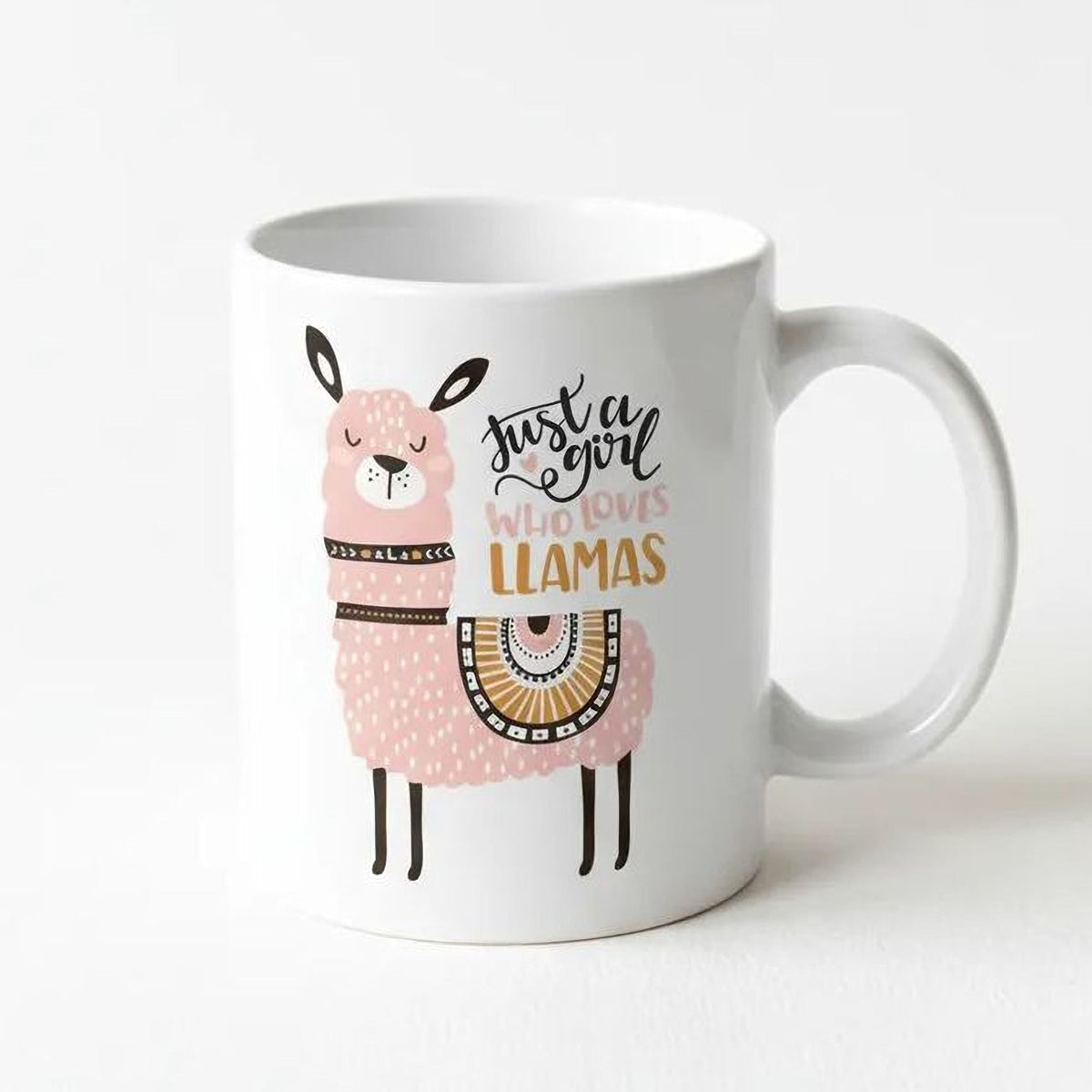 Llama Coffee Mug – Whimsical Ceramic Cup, Dishwasher Safe 11 oz & 15 oz