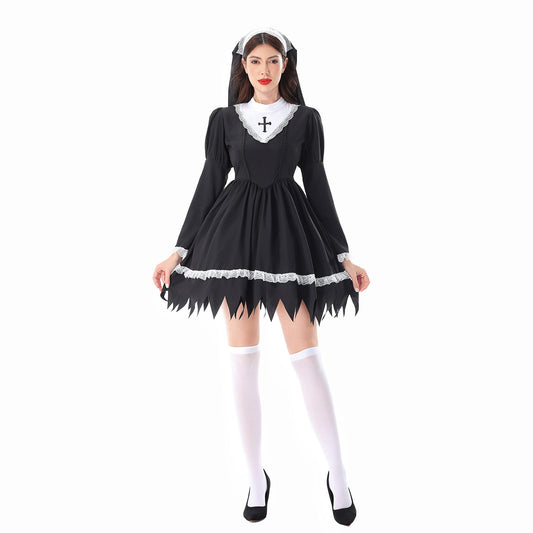 Halloween Vampire Dark Gothic Ghost Dress For Women