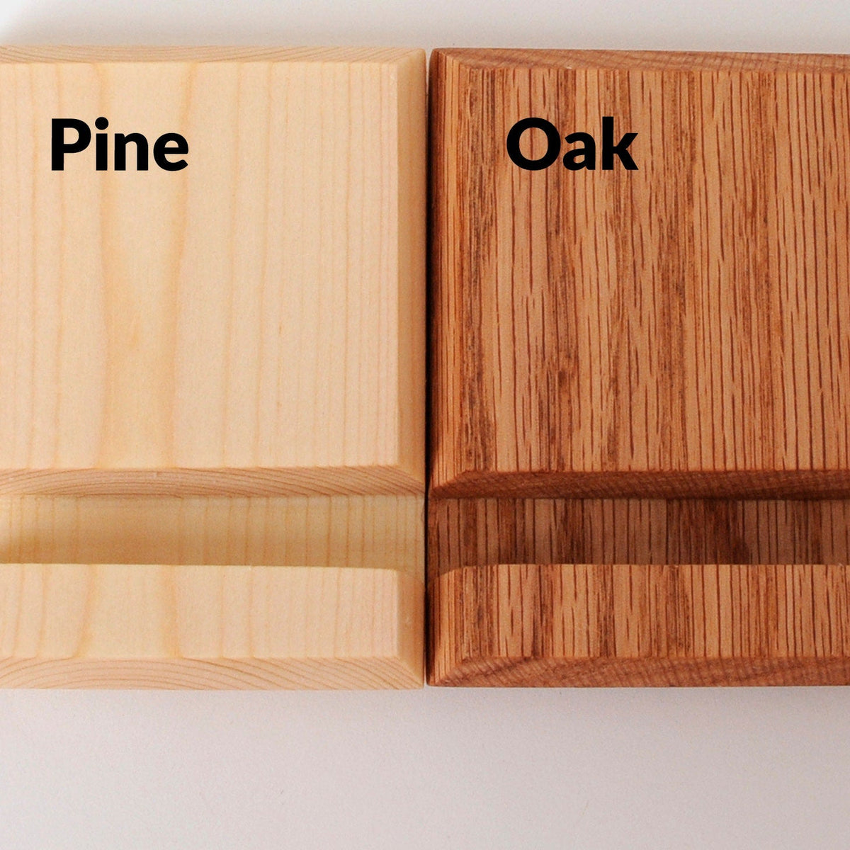 Wood iPad Stand - Custom Monogram Engraved Tablet Holder & Charging Station Dock