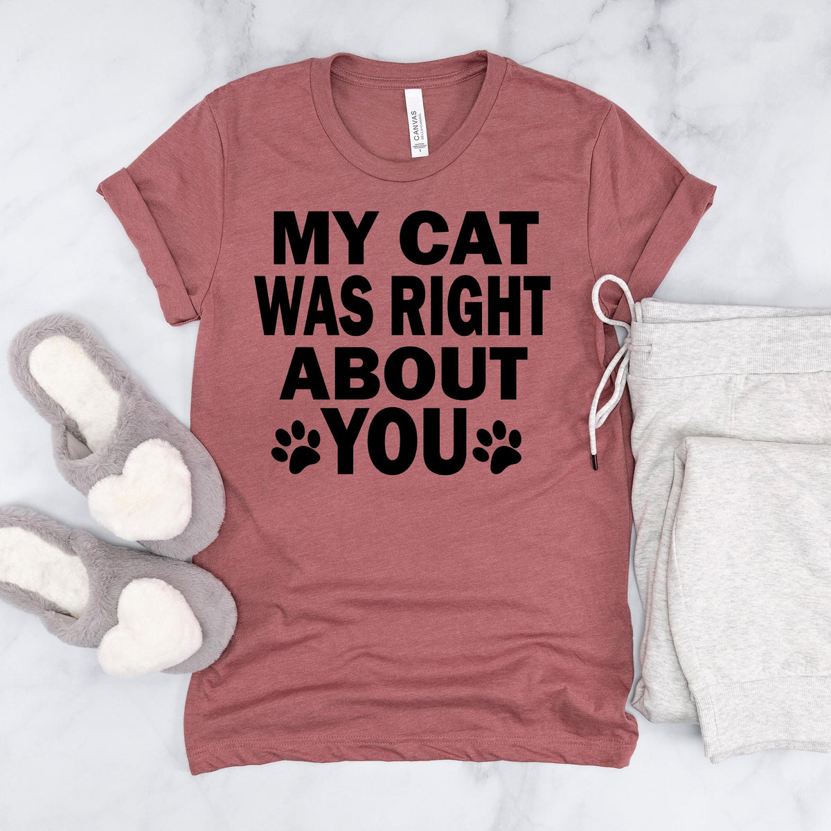 Funny Cat Shirt – Bella Canvas Tee | Cute Cat Mom Shirt Gift Ideas